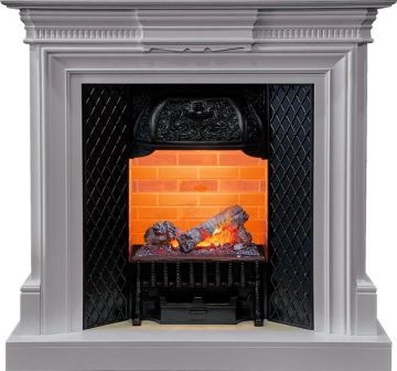 Каминокомплект  Chelsea - Grey (Ширина 1080 см) с очагом Cassette 400 NH